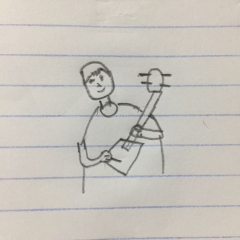 爸爸弹吉他，爸爸弹贝斯……